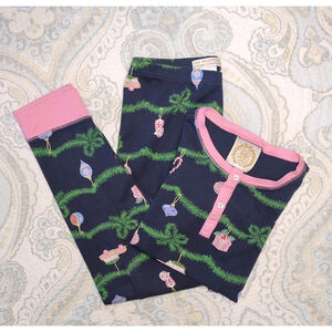 The Beaufort Bonnet Company Girls' Christmas Pajamas, Size 10